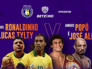 Ronaldinho, Popó e José Aldo: Saiba os convidados confirmados do Amigos pela Solidariedade