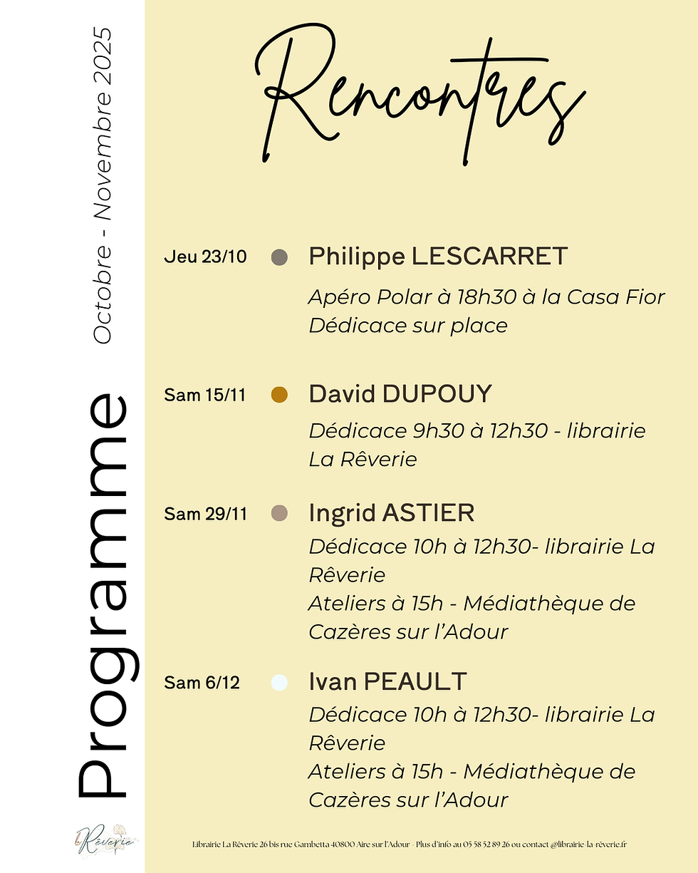 Programme octobre novembre 25 2/2