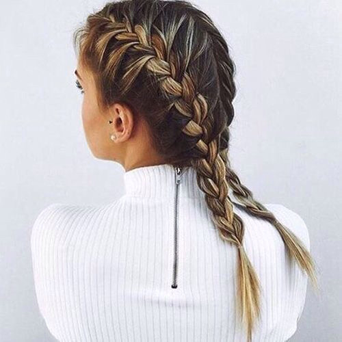 cute hairstyles that won't get in the way of your workout