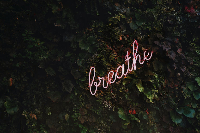 Breathe Neon Sign