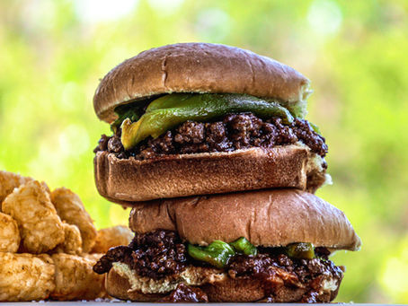 Axis Sloppy Joes with Fire Roasted Hatch Chiles