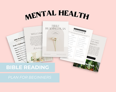 Mental Health Bible Plan