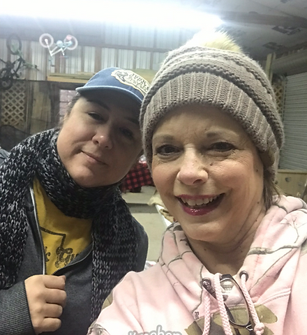 Becky and Lynn of Backroad Vintage Estate Sales in Rockdale, Texas