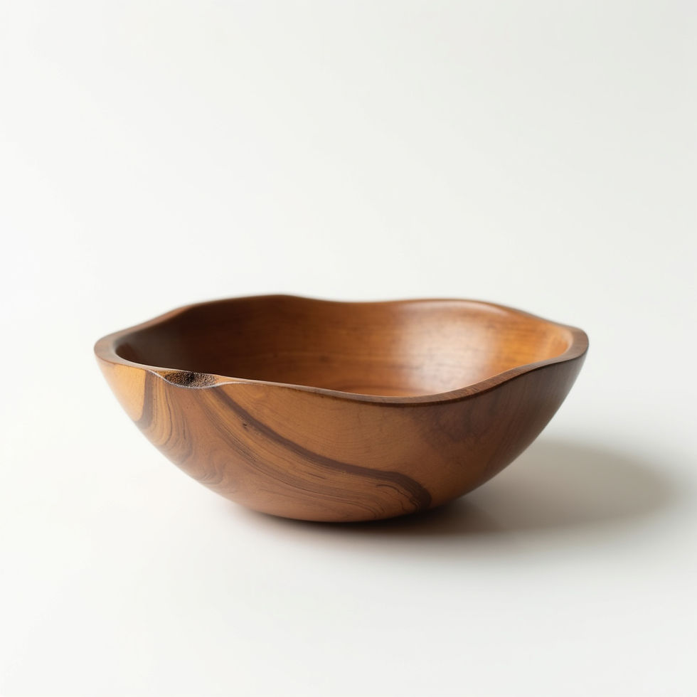Carved Wood Bowl