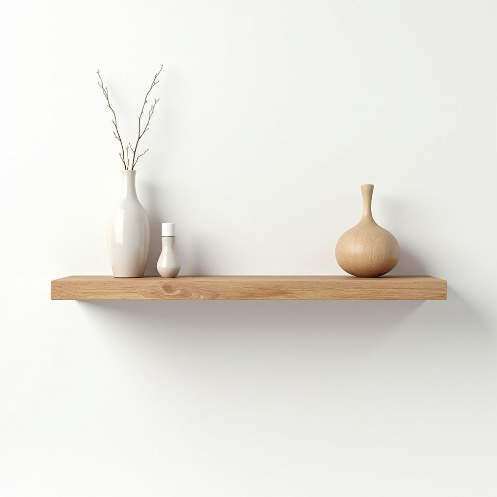 Floating Wood Shelf