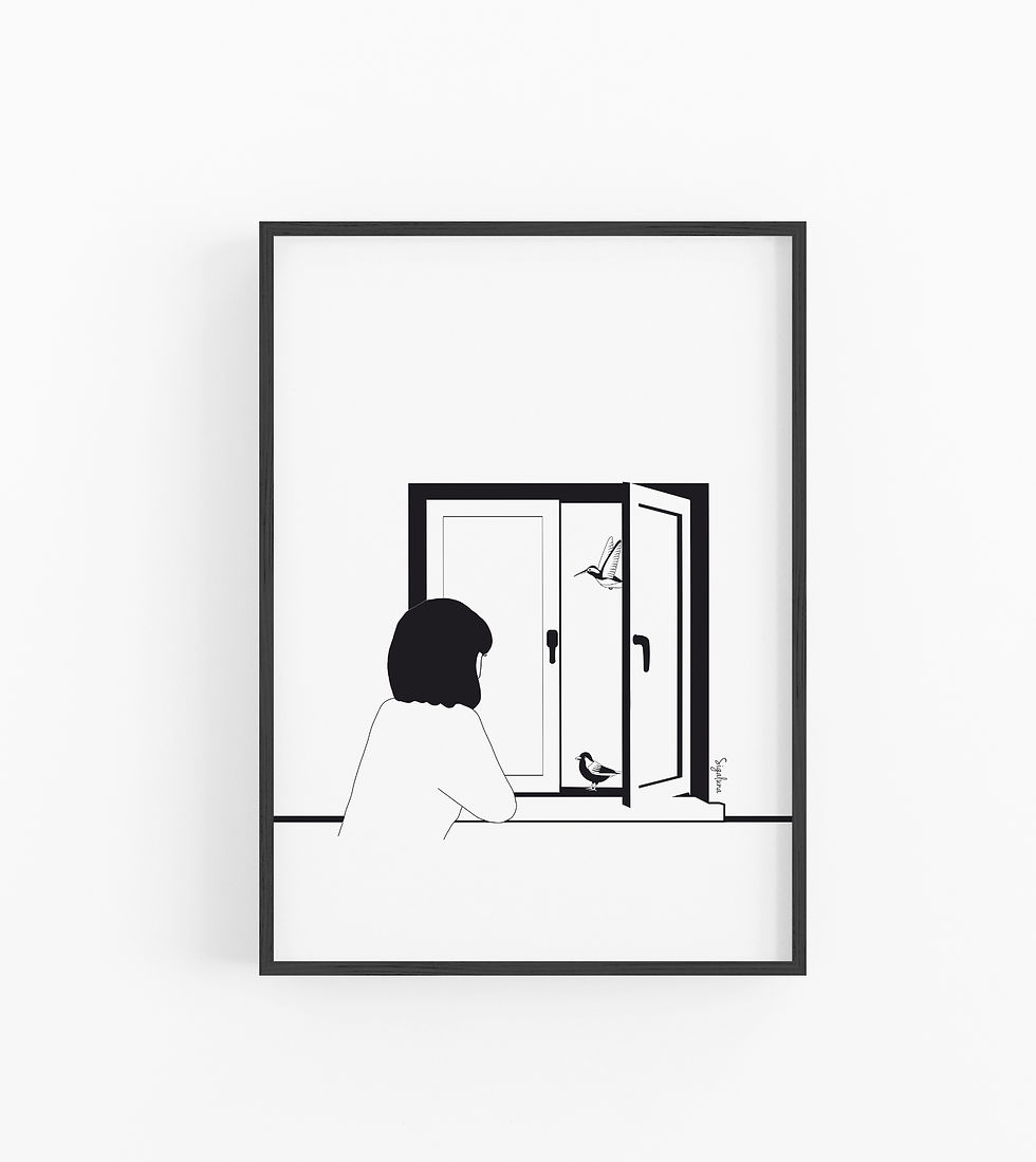 Thumbnail: Print Illustration - Guests, finally