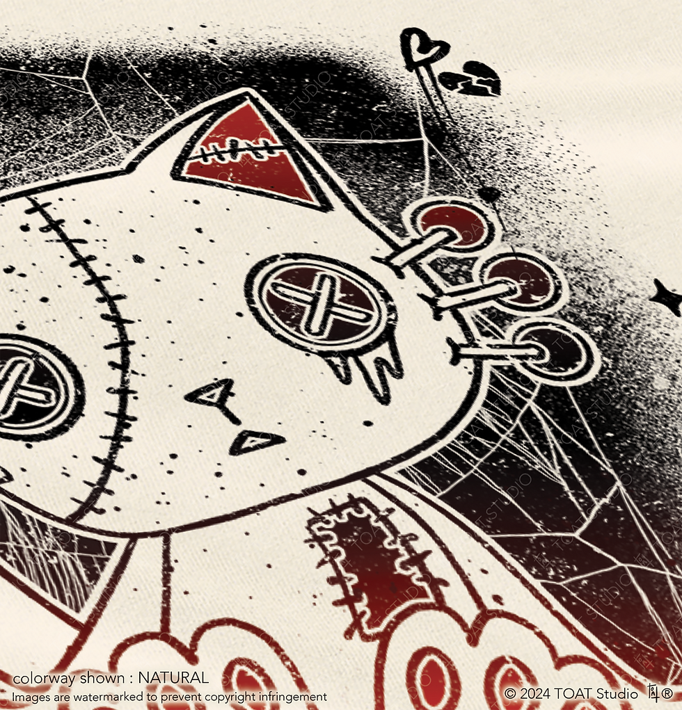 Thumbnail: Dark Goth Kitty T-Shirt