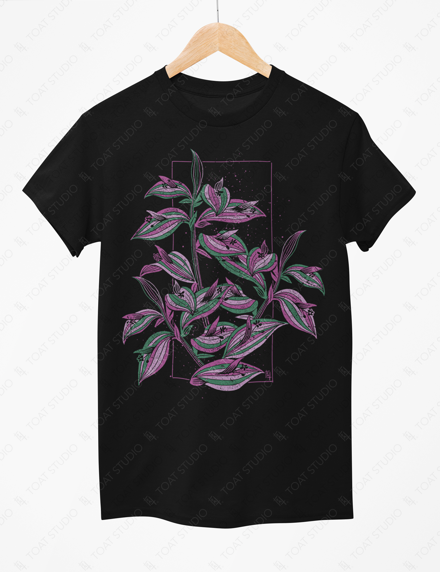 Tradescantia Nanouk Blockprint T-Shirt