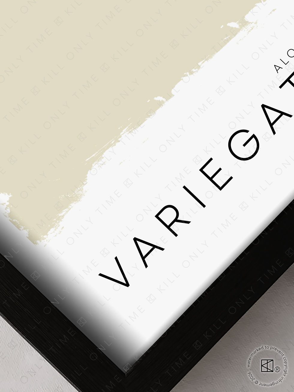 Thumbnail: Alocasia Variegated Frydek Modern Print