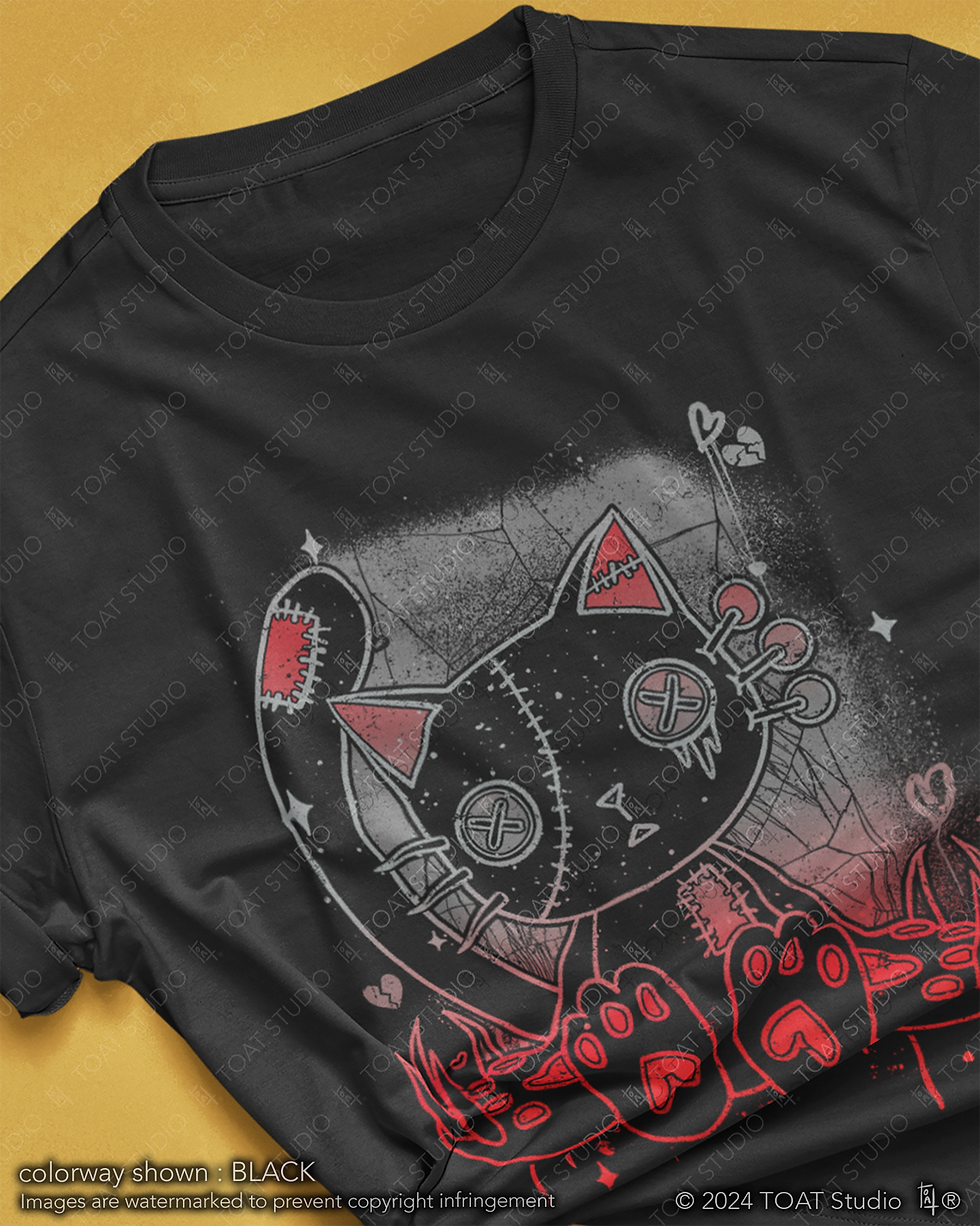 Thumbnail: Dark Goth Kitty T-Shirt