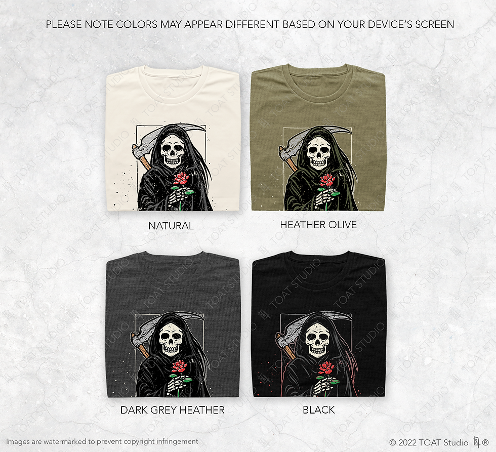 Thumbnail: Grim Reaper Rose T-Shirt
