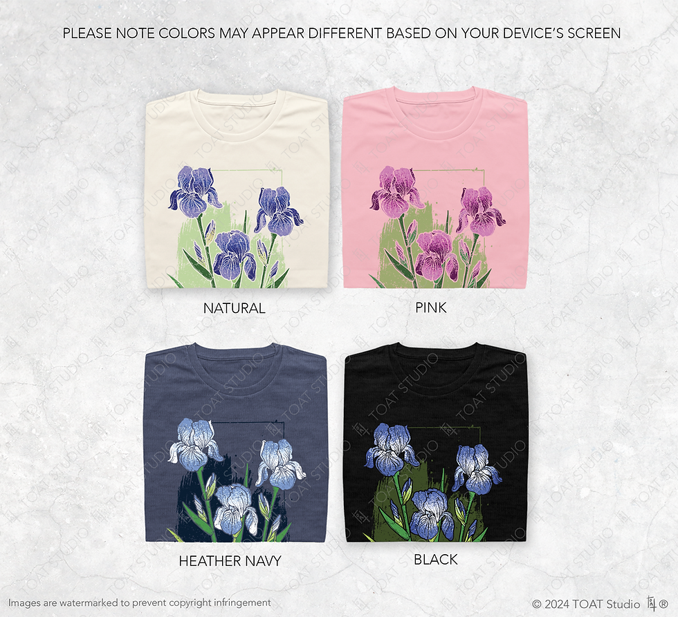 Thumbnail: Iris Painting T-Shirt