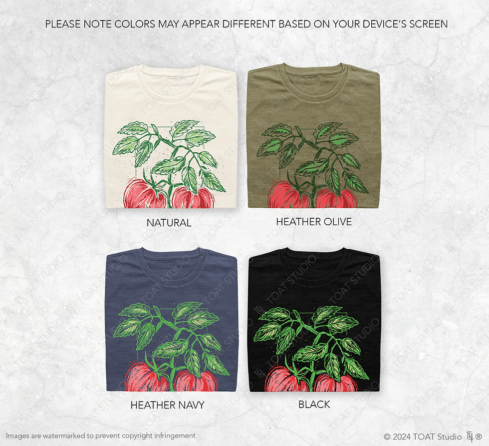 Thumbnail: Tomato Blockprint T-Shirt