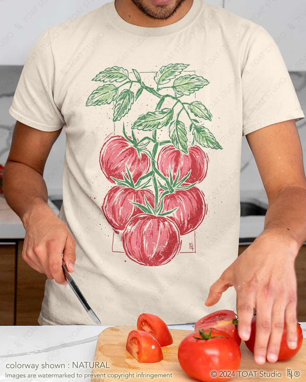Thumbnail: Tomato Blockprint T-Shirt