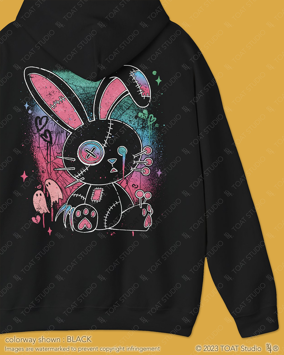 Thumbnail: Pastel Goth Bunny Hoodie