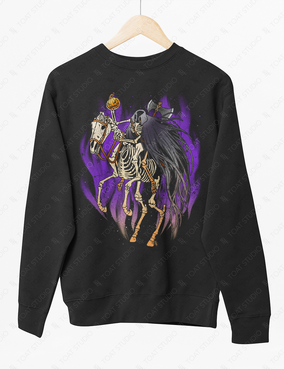 Headless Horseman Skeleton Sweatshirt