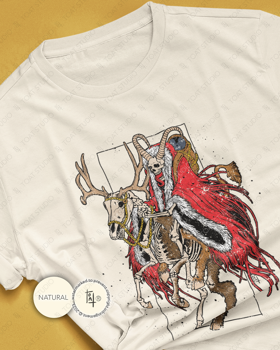 Thumbnail: Merry Krampus Reindeer T-Shirt