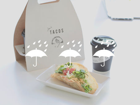 2/28(木)|雨でも楽しまなきゃ!!ってことで〜 本日限定タコス 〜「 スパイシーチキンマヨ 」(SIO or SALSA) 480yenを販売いたします。
