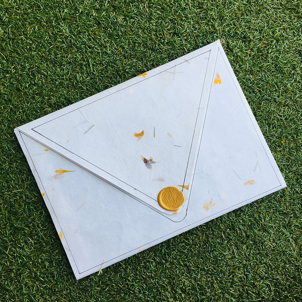 Thumbnail: Handlettered note/letters