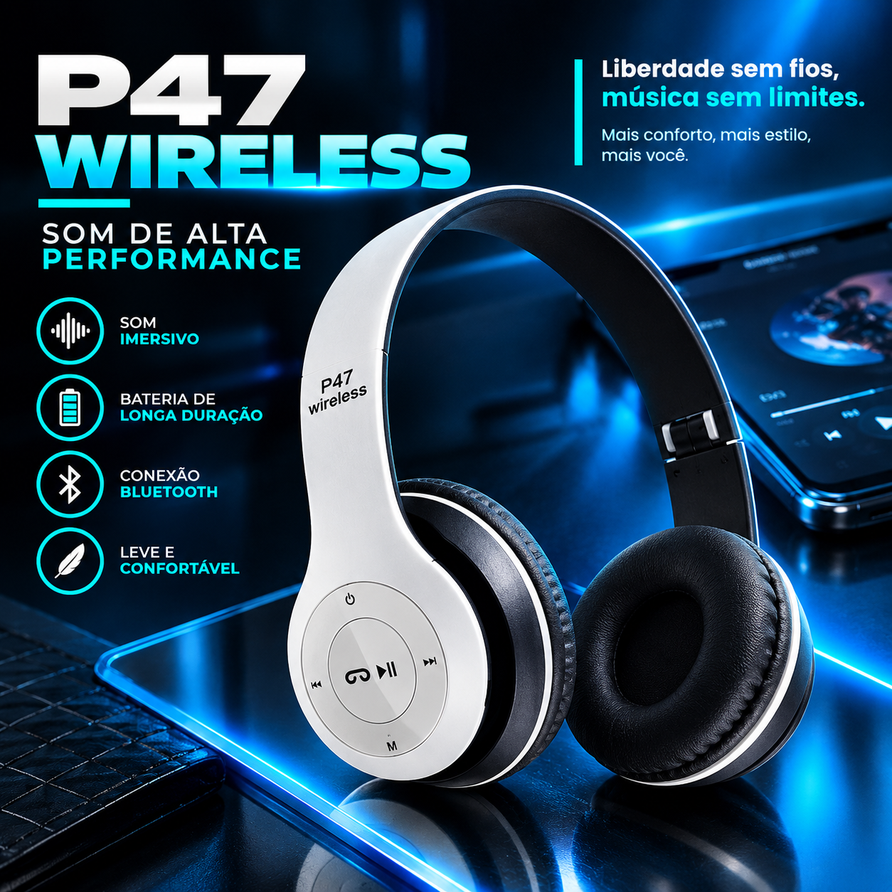 Fone Bluetooth P47