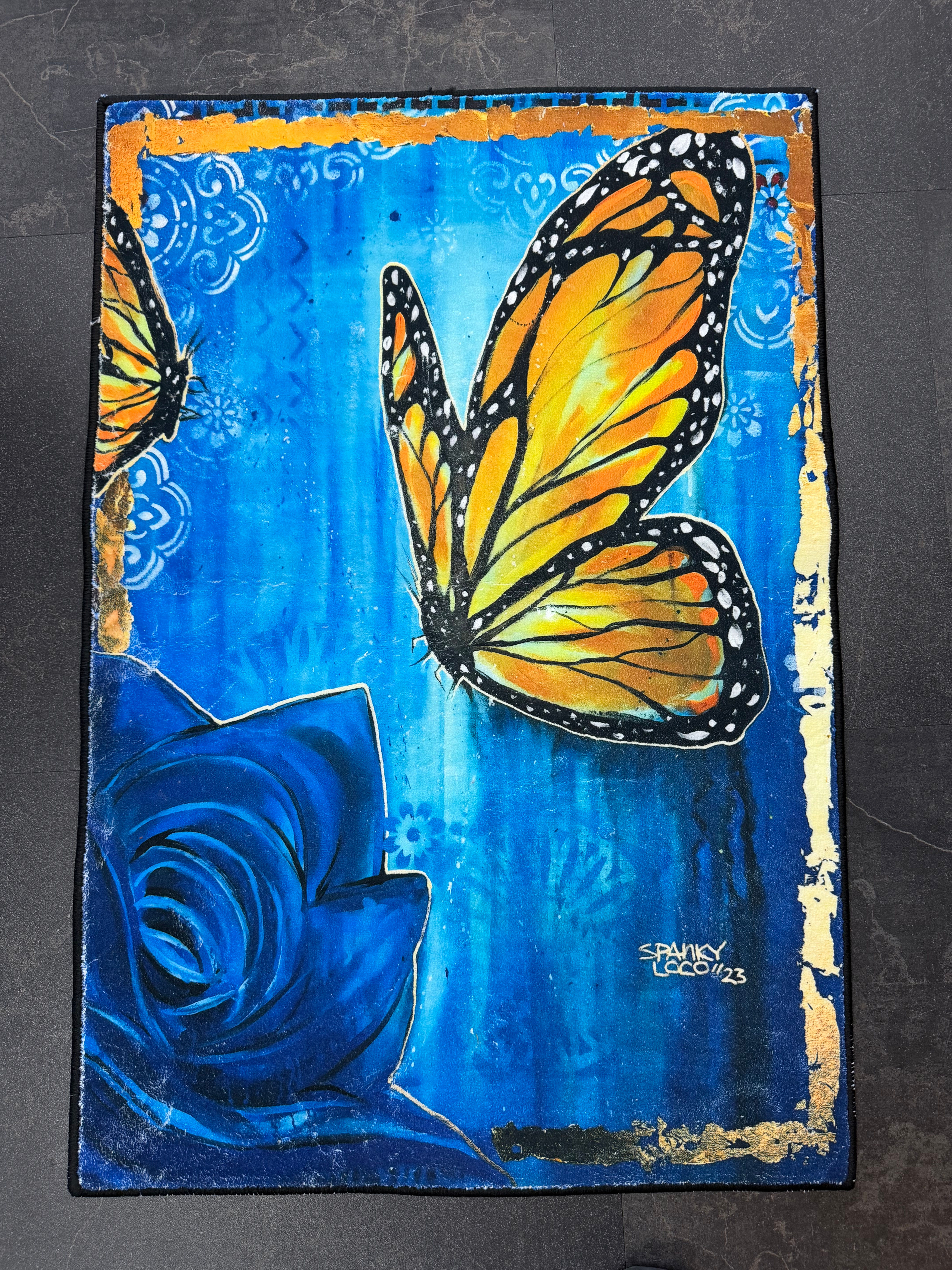Mariposa Azul Rug