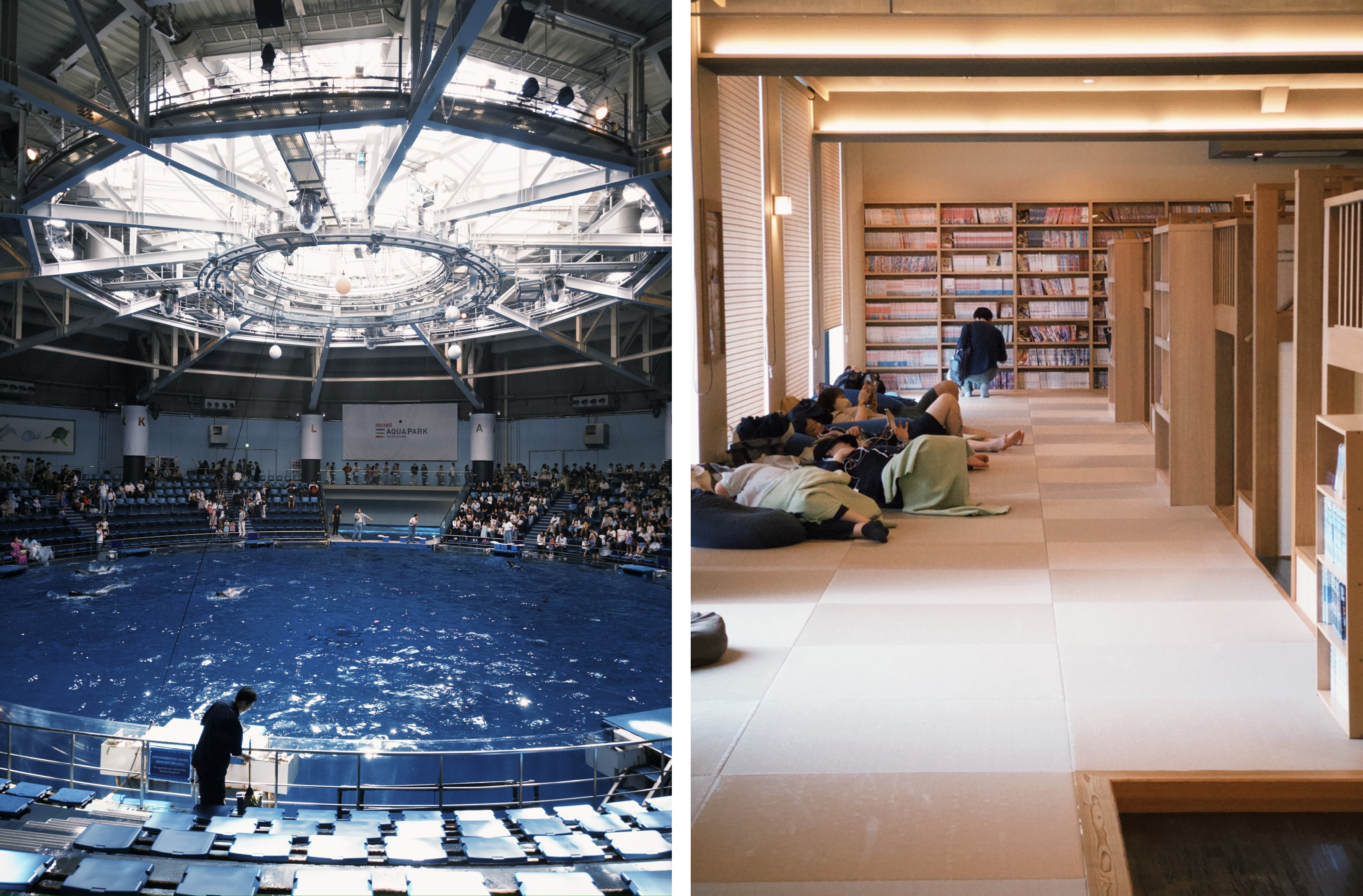 下雨天的東京，不一定要取消行程。像品川水族館、御殿場
木之花湯這類室內景點，或能靜靜坐下來閱讀的空間，都能讓自由行旅人安心停留。