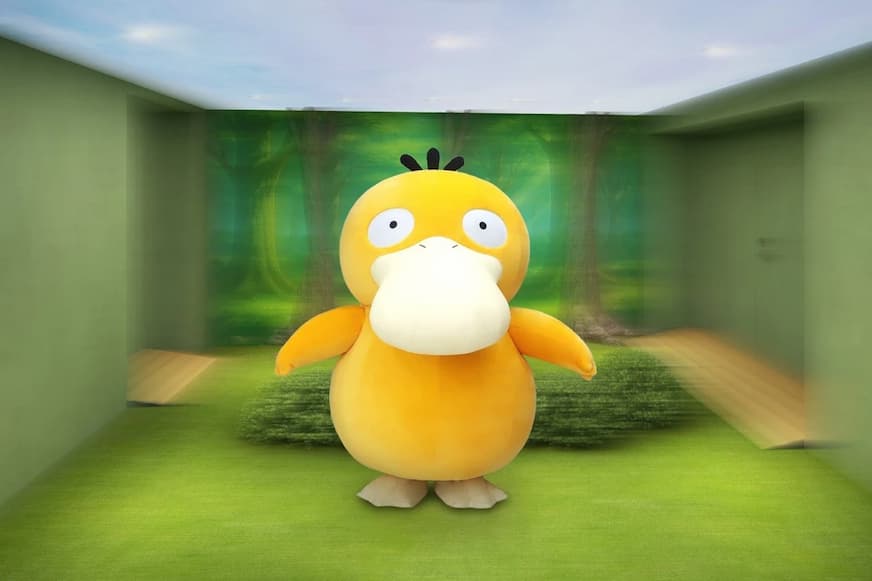 在「親親寶可夢小屋」等待訓練家來合照的可達