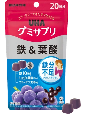 日本藥妝推薦 UHA 鐵葉酸軟糖，缺鐵族甜甜補給的保健品必買