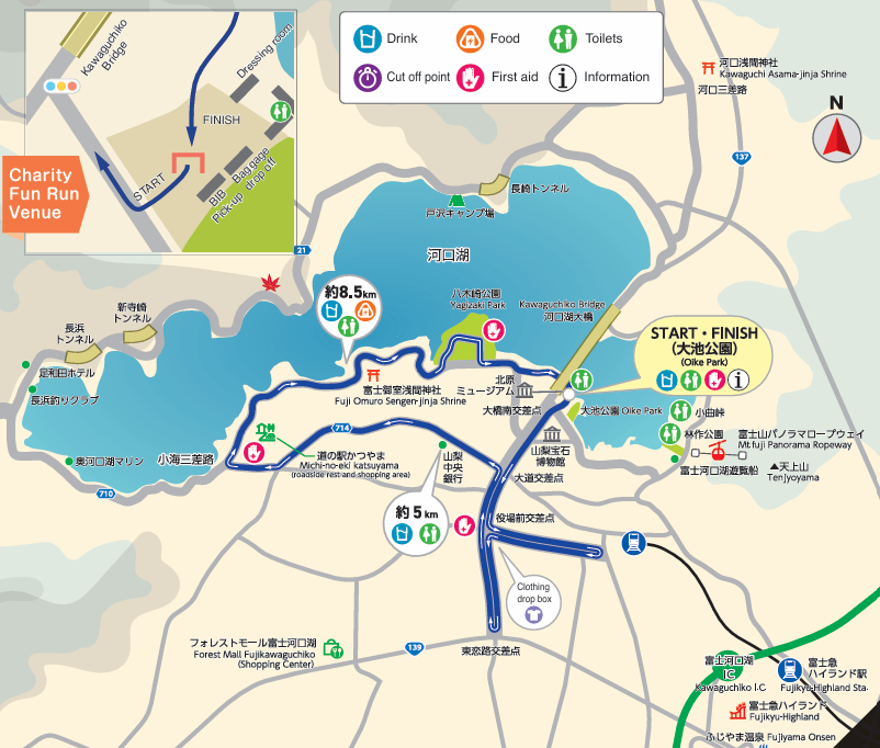 慈善趣味組路線圖