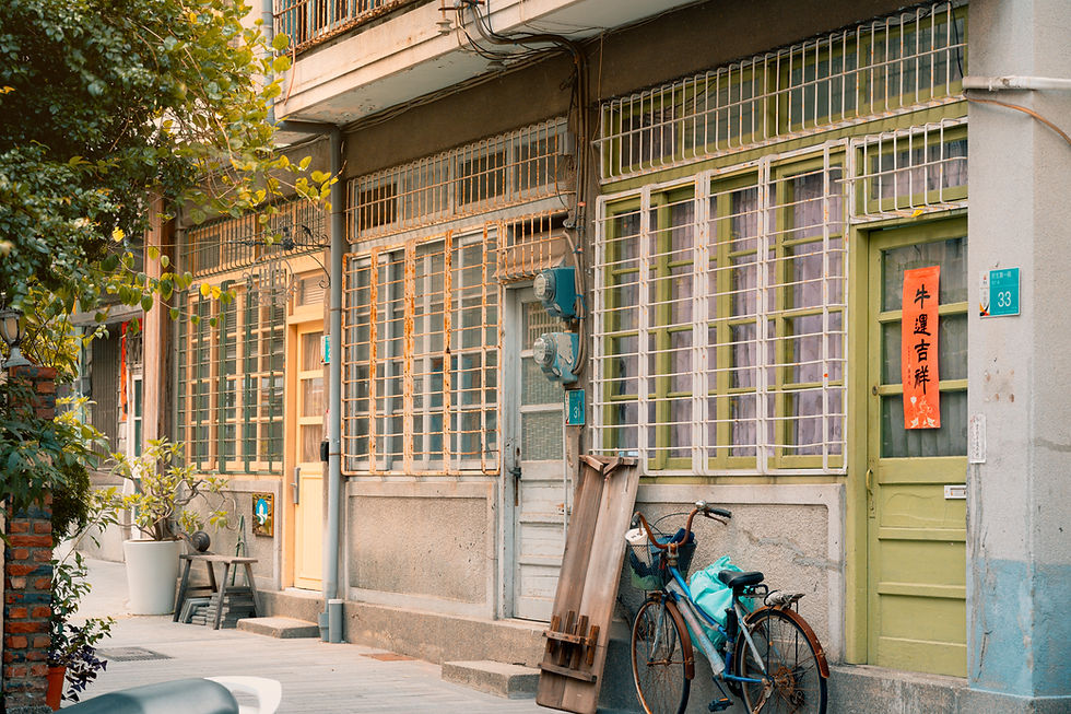 台南蝸牛巷接景