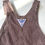 Thumbnail: Vintage OshKosh B'Gosh Brown Stripe Short Overalls