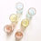 Thumbnail: Vintage Mid-Century Ombre Blendo Frosted Juice Glasses