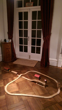 Ratio pattern oak floor restoration