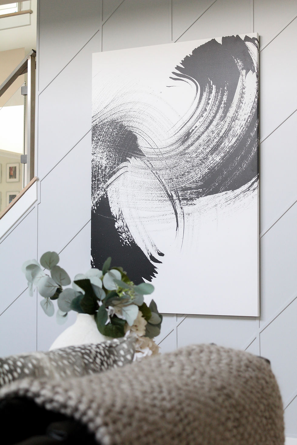 One Room Challenge - Week 6: Modern Two Story Great Room Makeover. #bhgorc #oneroomchallenge #betterhomesandgardens