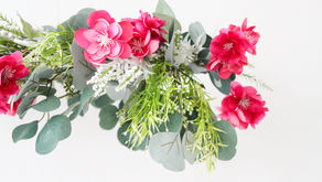 Quick and Easy Floral Chandelier DIY