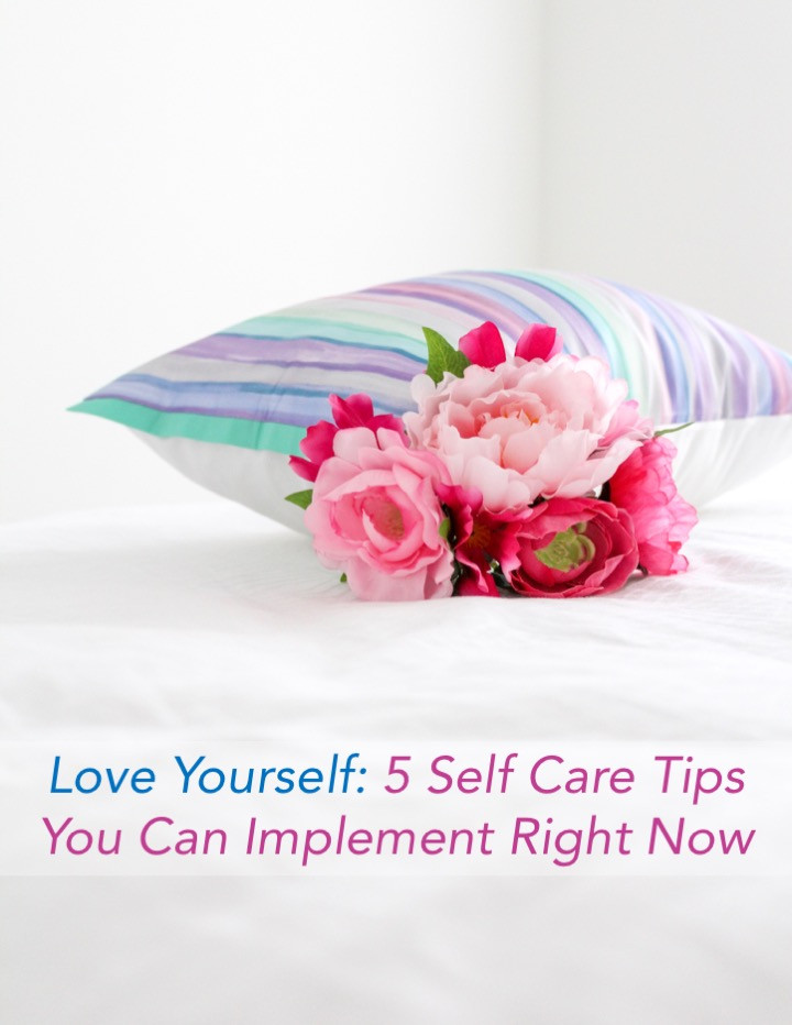 5 self care tips you can implement right now. #selfcare #selfcaretips #loveyourself #feedyourmind #feedyoursoul