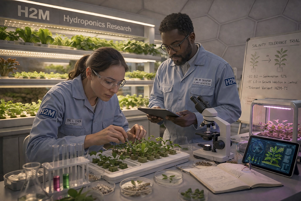 Figure 4: Careful selection of the plant species.