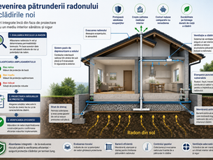 Cum prevenim pătrunderea radonului în clădirile noi?