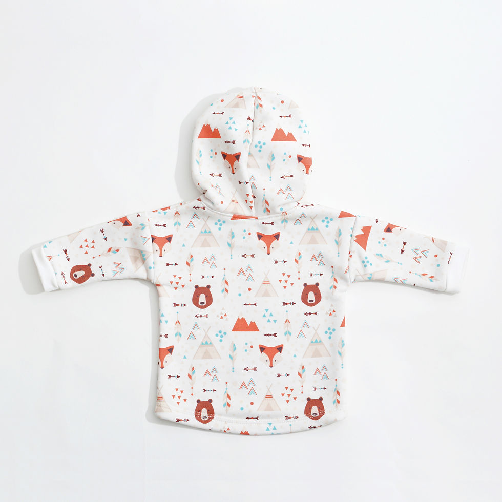 Hoodie hanorac gluga bumbac organic boho GOTS organic cotton