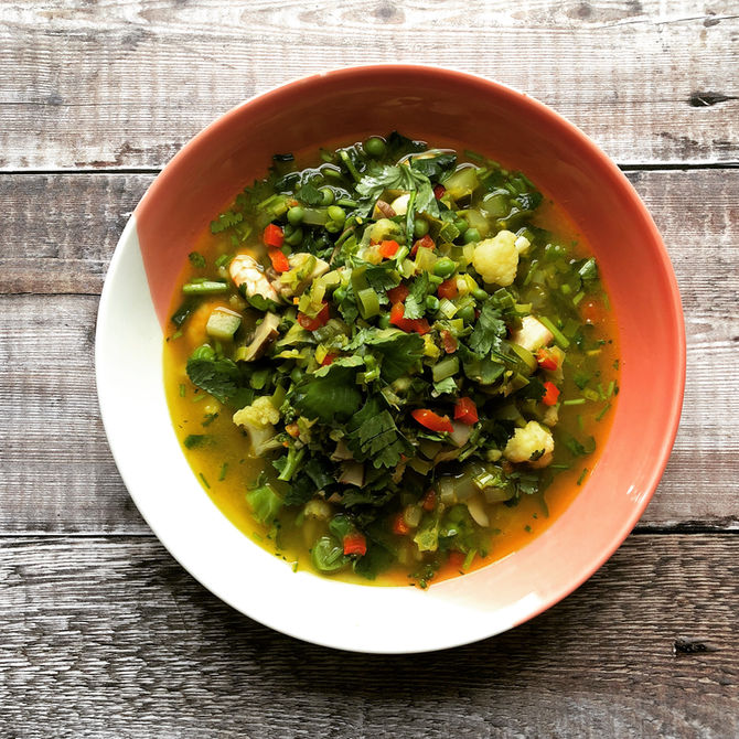 WARMING ASIAN STYLE SOUP