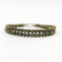 Bracelet pyrite