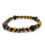 Miniature : Bracelet œil de tigre et obsidienne