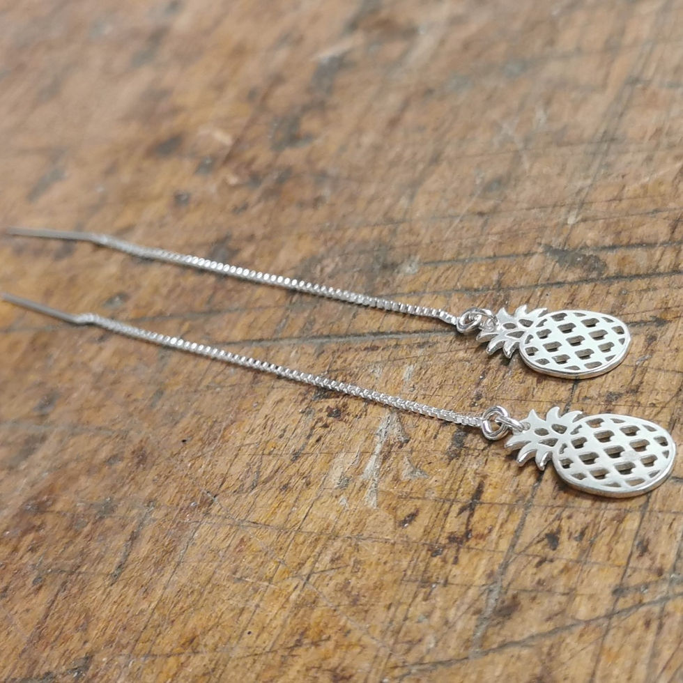 Miniature : Boucles chaînettes ananas