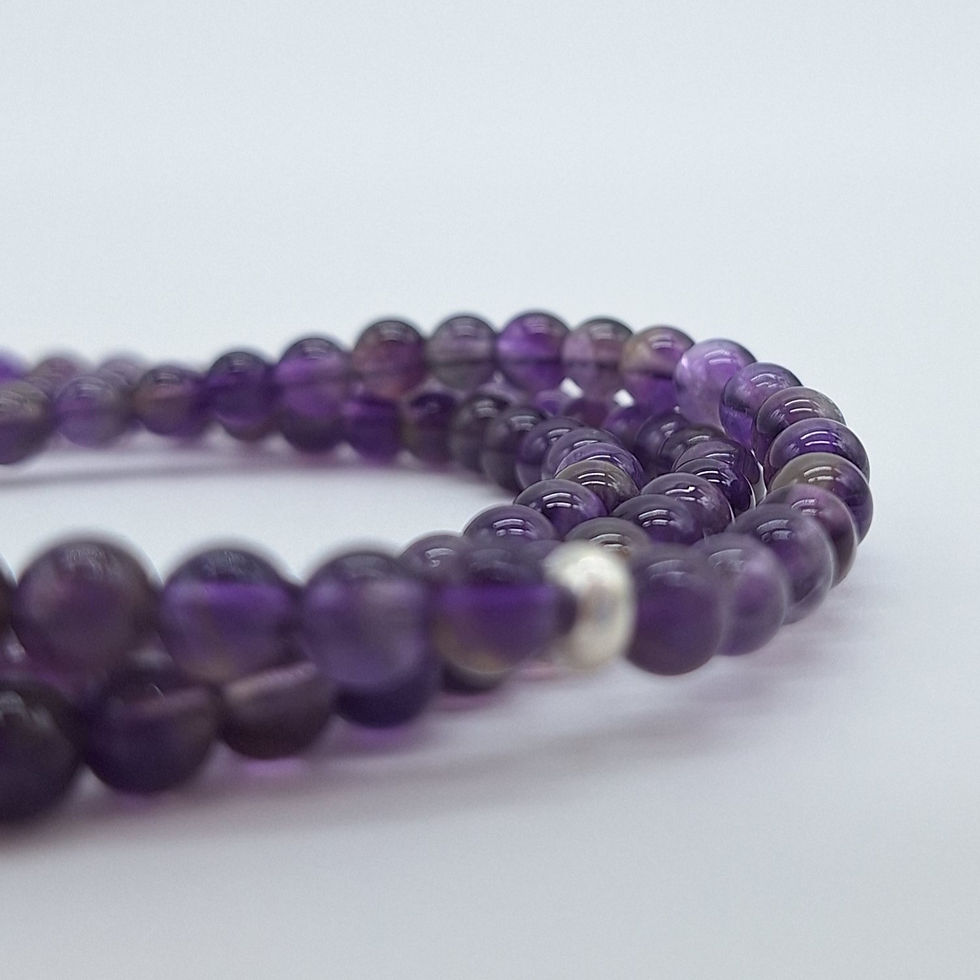 Miniature : Bracelet triple en Améthyste