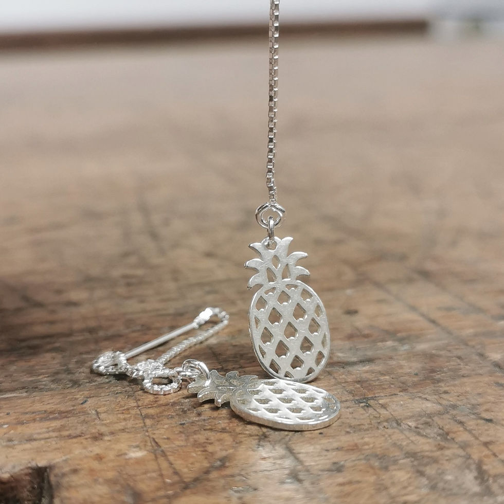 Miniature : Boucles chaînettes ananas