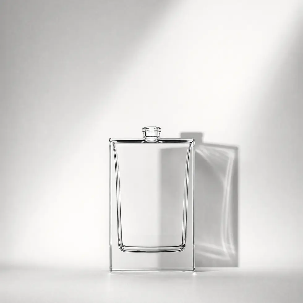 CAJON 100ml glass perfume bottle FEA15 - European manufacture - Identiscents UAE