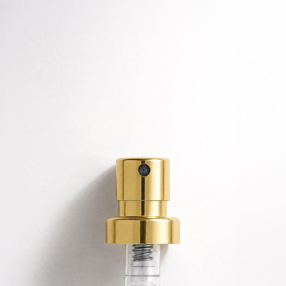 MPE 60 Narrow Aluminium spray pump FEA15 - fine fragrance dispensing - Identiscents UAE