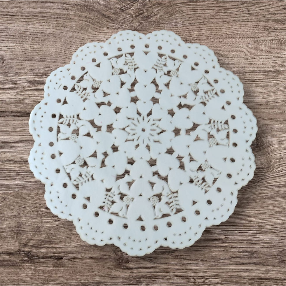 Miniatura: 6 Individuales Mexicanos Papel Diseño Amor - Multicolor 37cm