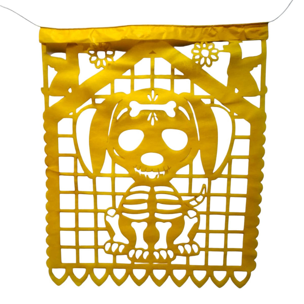 Miniatura: Banderín Mexicano Papel Amigo Fiel 18x22 cm, 1 Tira 3 Metros