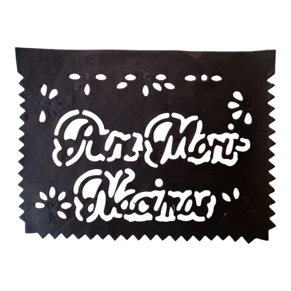 Miniatura: 10 Banderas Papel Muertos Altar 24x18 Cm - SIN CORDEL